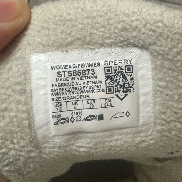 Sperry Duck Boots Dark Red and tan size 7.5 - Picture 4 of 12